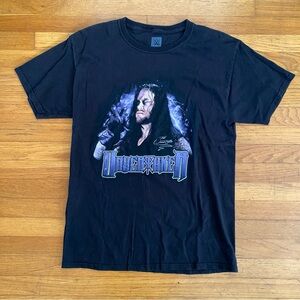 Authentic WWE The Undertaker T-Shirt - Medium, Black Purple